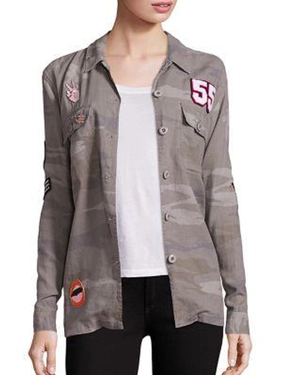 Rails Agnes Patch Jacket In Camo With Patches
