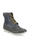 Sorel Cheyanne Grain Leather Boots In Grey