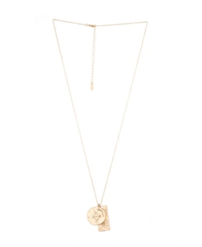 Ettika Women's Zodiac Double Charm Necklace In Sagittarius