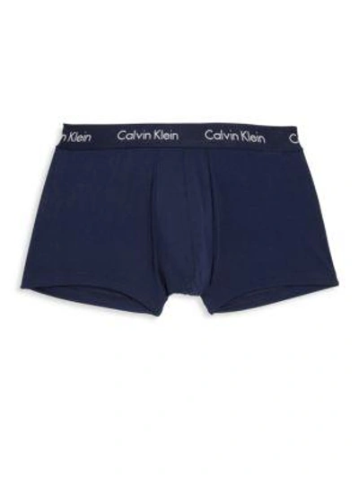 Calvin Klein Underwear Classic Low-rise Boxer Briefs In Blue