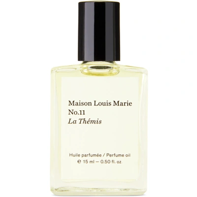 Maison Louis Marie No. 11 La Thémis Perfume Oil, 15 ml In -