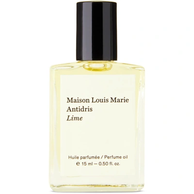 Maison Louis Marie Antidris Lime Perfume Oil, 15 ml In -