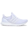 Adidas Originals Ultraboost Rubber-trimmed Primeknit Sneakers In White