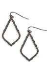 Kendra Scott Sophia Drop Earrings In Gunmetal