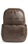 Frye 'logan' Leather Backpack In Slate