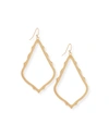 Kendra Scott Sophee Statement Drop Earrings In Rose Gold Plate