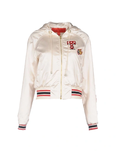 Tommy Hilfiger Bomber In Ivory