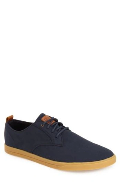 Clae Ellington Sneaker In Deep Navy Canvas