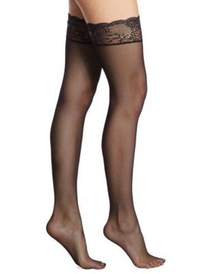 Cosabella Trenta Thigh High Stockings In Black