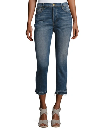 The Great The Fellow Cropped Denim Jeans, Indigo