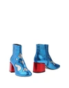 Mm6 Maison Margiela David Bowie Ankle Boots In Azure