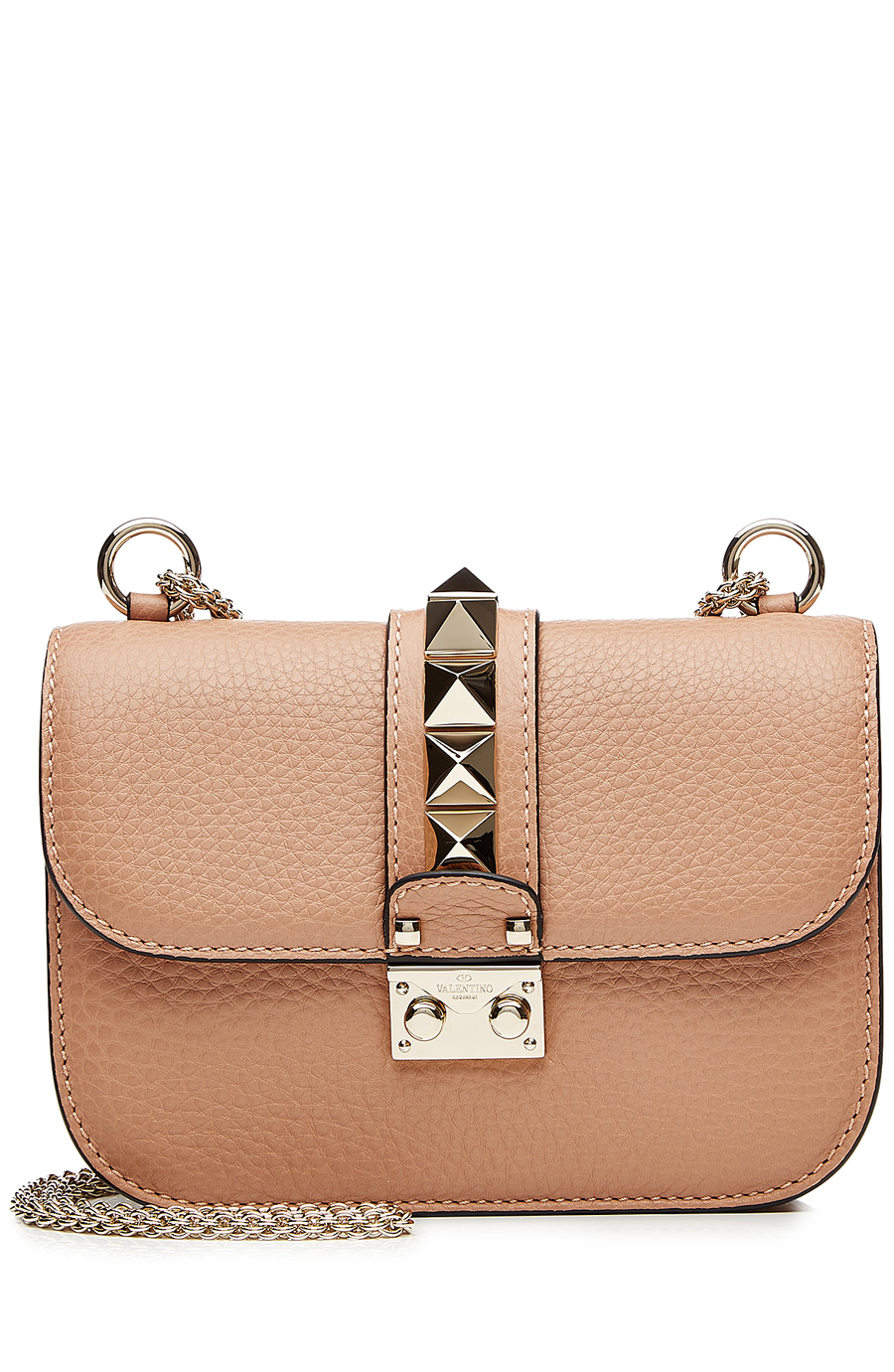 Valentino Garavani Lock Leather Shoulder Bag | ModeSens