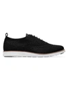 Cole Haan Original Grand Womens Leather Perforated Oxfords In Black Knit