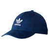 Adidas Originals Men's Originals Precurved Washed Strapback Hat, Blue