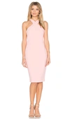 Likely Carolyn Halter-neck Sheath Dress In Pink