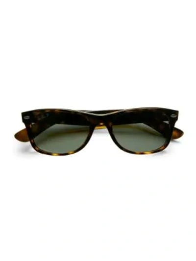 Ray Ban Rb2132 New Wayfarer Polarized Sunglasses In Tortoise