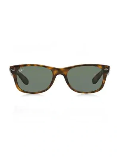 Ray Ban Ray-ban 55mm Square Wayfarer Sunglasses-light Tortoise In Dark Tortoise