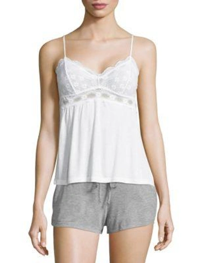 Eberjey India Lace Camisole In White