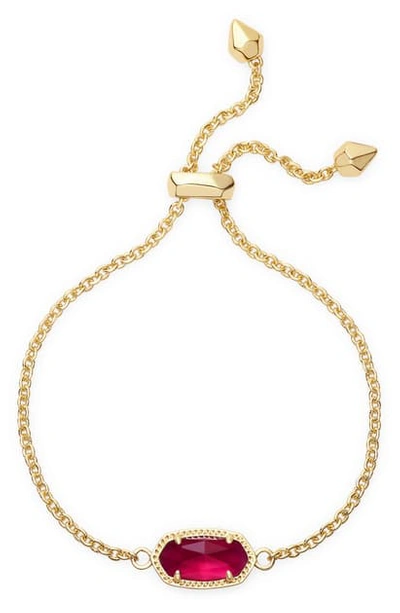 Kendra Scott Elaina Birthstone Bracelet In October/ Berry Illusion