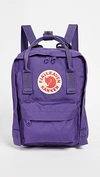 Fjall Raven Kanken Rainbow Mini Special Edition Backpack- Purple-rainbow Pattern In Purple,rainbow