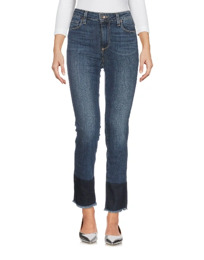 Paige Taylor High-rise Straight-leg Denim Jeans In Blue