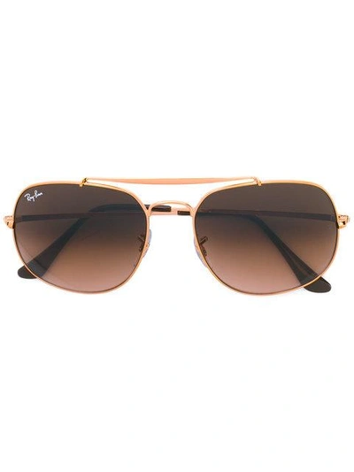 Ray Ban Gradient Sunglasses In Neutrals