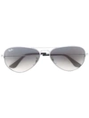 Ray Ban Aviator Sunglasses In Metallic