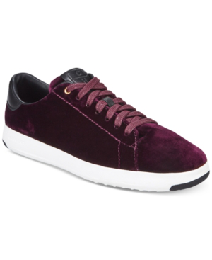 cole haan velvet sneakers