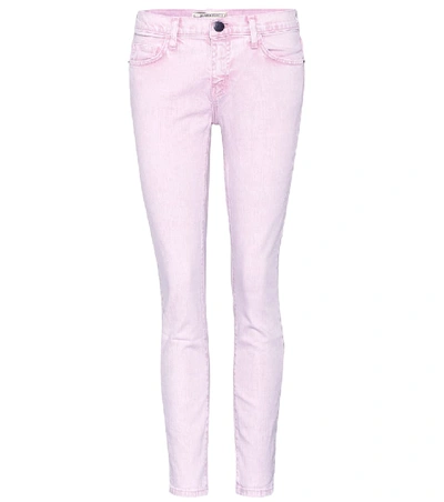 Current Elliott The Stiletto Skinny Jeans In Pink