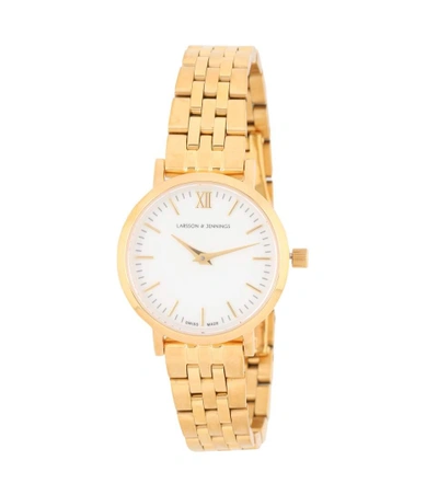 Larsson & Jennings Lugano Vasa 26mm Stainless Steel Watch In Gold