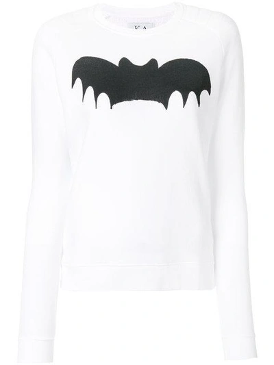 Zoe Karssen Bat Print Sweatshirt - White