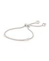 Kendra Scott Ott Cubic Zirconia Bar Bracelet In Silver