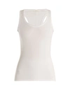 Skin Cotton-jersey Tank Top In White