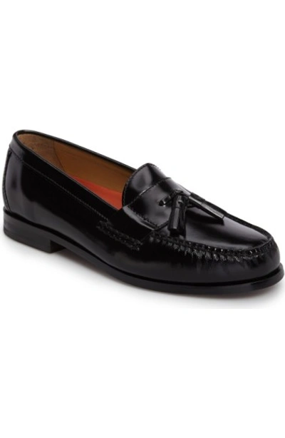 Cole Haan 'pinch Grand' Tassel Loafer In Black Leather