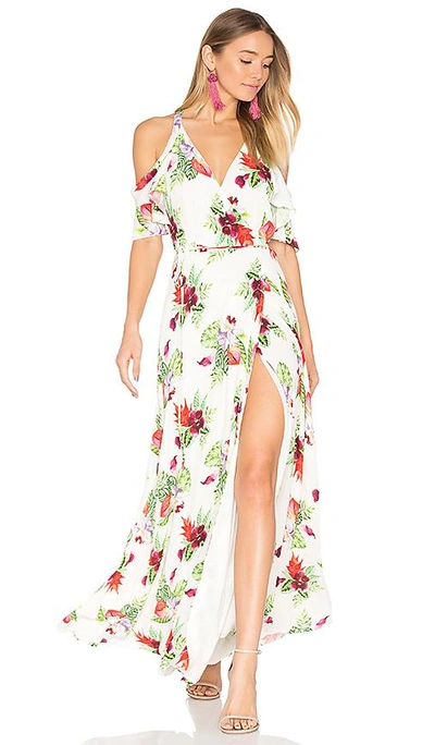 Privacy Please Acme Dress In White Floral