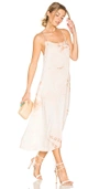 Lacausa Racer Slip Dress In Ivory