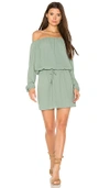 Three Eighty Two Willow Dress In Sage