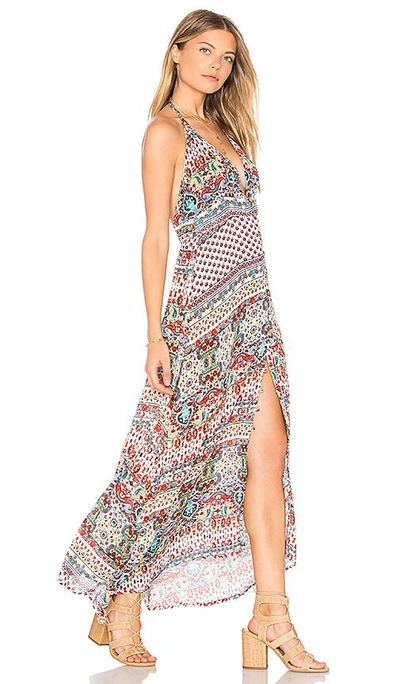 Raga Riviera Vibes Maxi In Red
