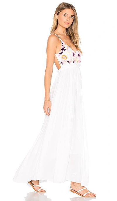Raga Sunset Canyon Backless Maxi In White