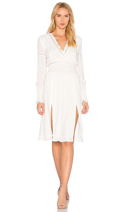 Majorelle Garnet Dress In White