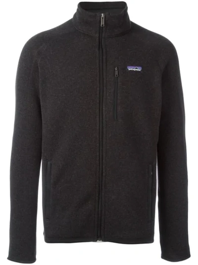 Patagonia Better Sweater Quarter Zip Pullover In Black