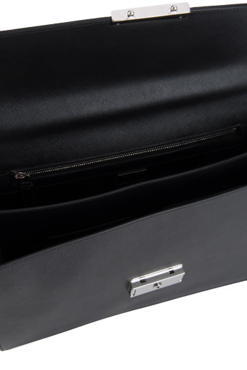 Prada Saffiano Travel Bag In Nero | ModeSens
