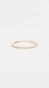 Ef Collection 14k Gold Diamond Eternity Stack Ring