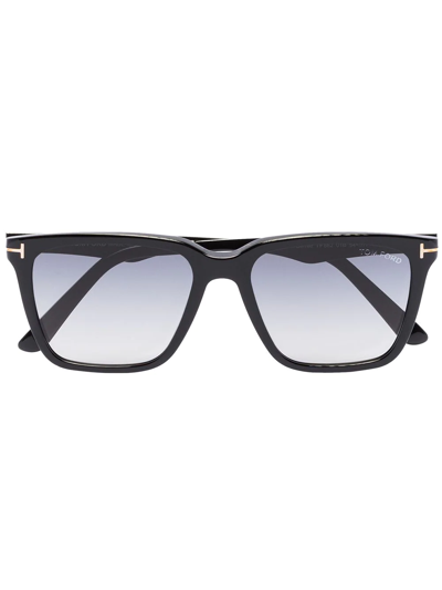 Tom Ford Garrett Square-frame Sunglasses In Schwarz