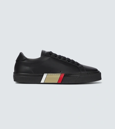 Burberry Rangleton - Leather Sneaker With Organic Sole In Black