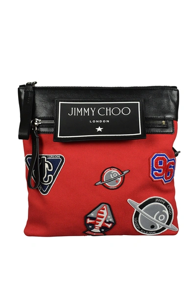 Jimmy Choo Messenger Bag In Red