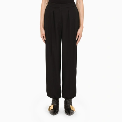 Stella Mccartney Black Nicole Trousers With Pleats