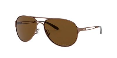 Oakley Caveat Polarized Bronze Aviator Ladies Sunglasses Oo4054 405405 60 In Brunette
