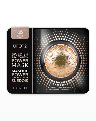 Foreo Ufo 2 Heated Led Power Mask & Light Therapy Device In Black