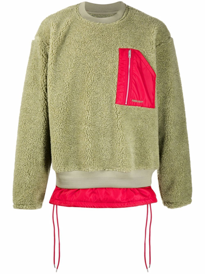 Ambush Layered-effect Jumper In Green